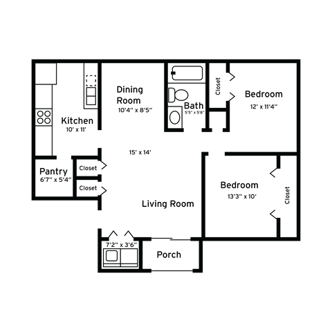 2367 Bear Creek Drive 2-3 Beds Apartment, Affordable for Rent - Photo Gallery 18